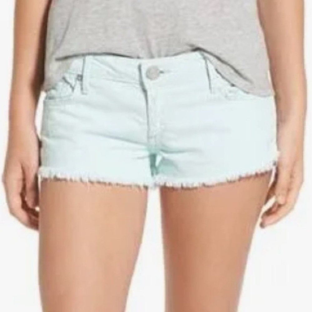 True Religion Women's Joey Cutoff Jean Shorts W/Flaps  - size 30